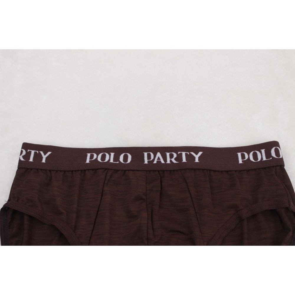 現貨 [丹弗霓內衣] 台灣製 加大尺碼  POLO PARTY 雲彩紗 透氣 舒適 冰絲 冰涼 男三角褲 NO.8891-細節圖3