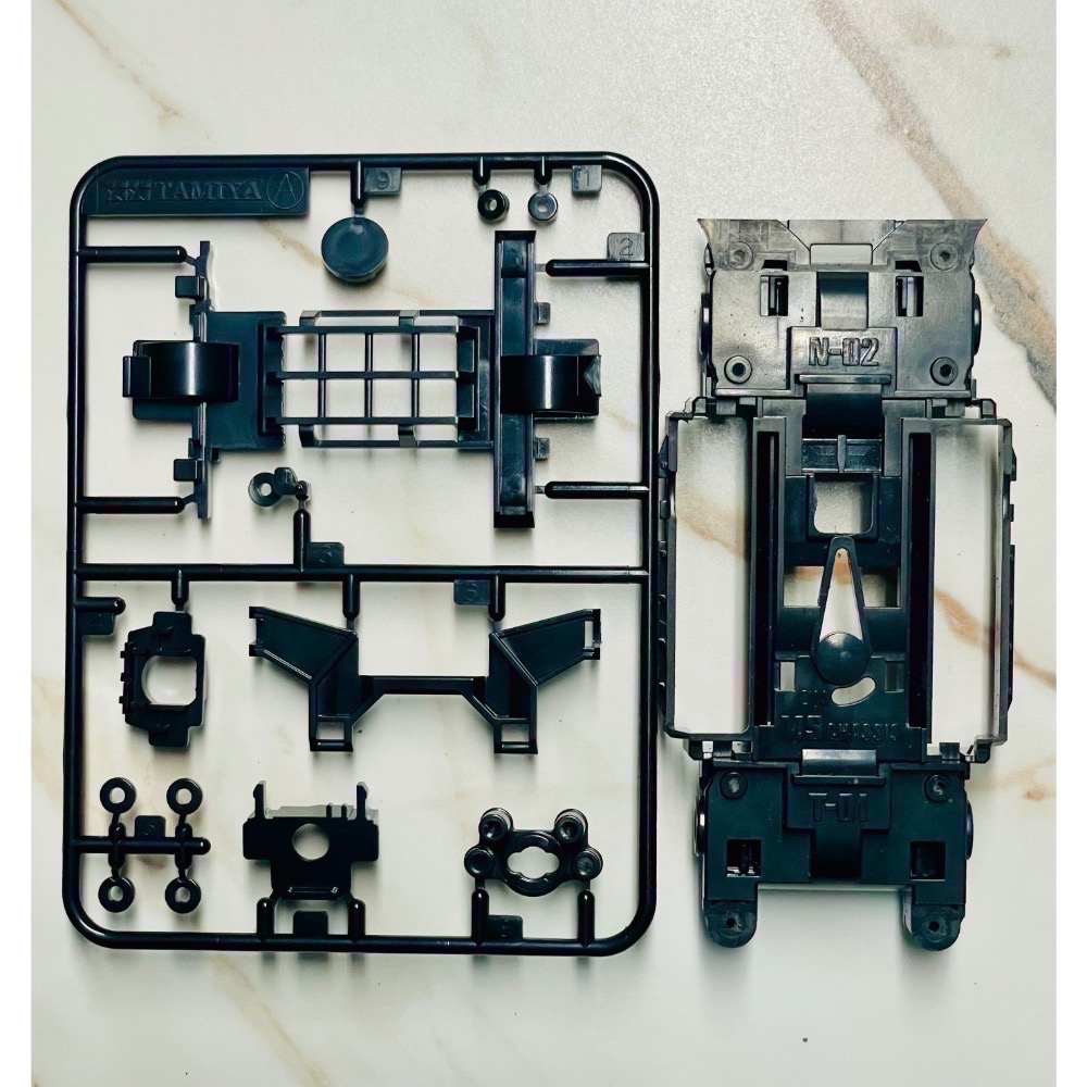 Tamiya 田宮 四驅車 MS/MSL底盤 改良 前後抬高 切頭尾 洗柱 內藏式避震車-細節圖3
