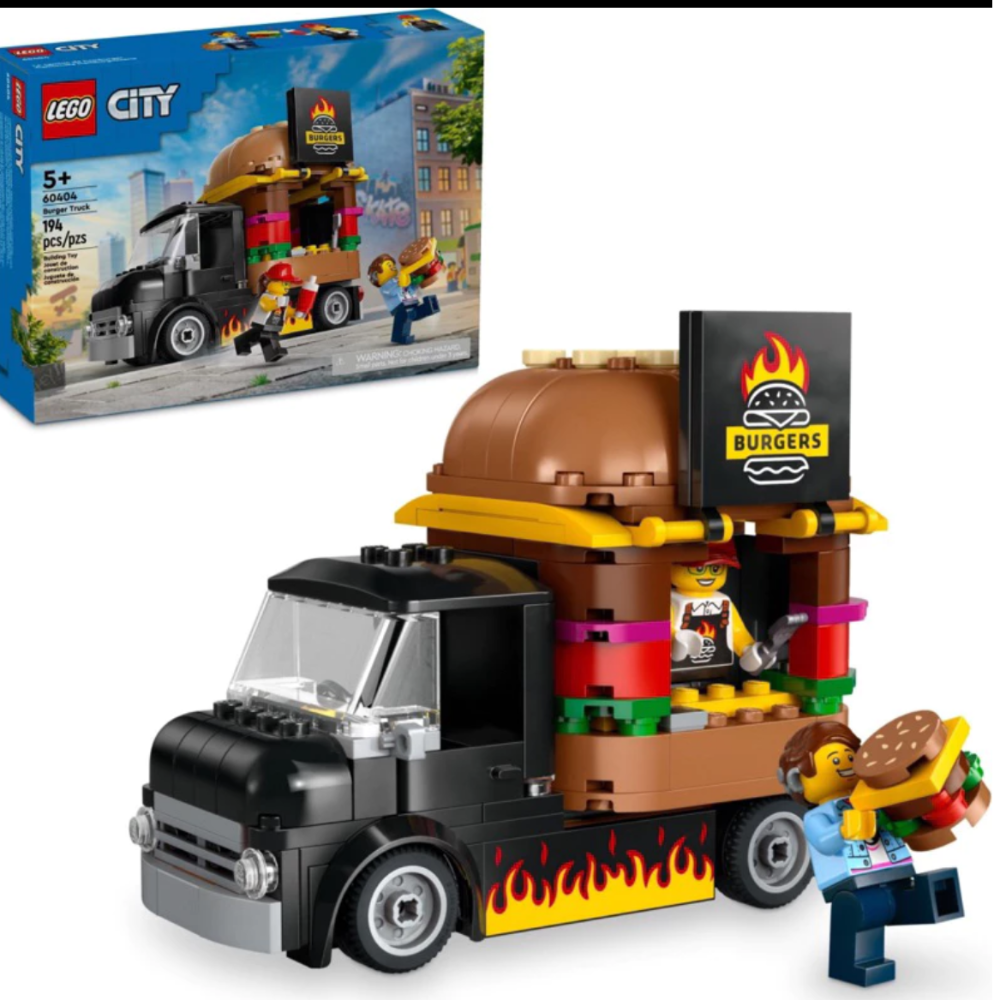 !!全新好盒現貨!! LEGO 60404漢堡餐車 city系列 新年送禮 龍年禮物-細節圖3