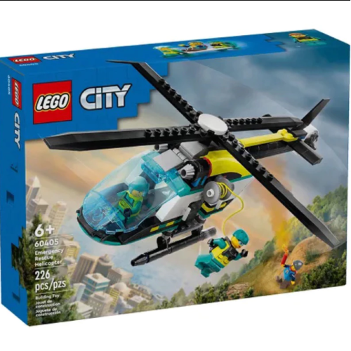 !!全新好盒現貨!! LEGO 60405 緊急救援直升機 city系列 新年送禮 龍年禮物