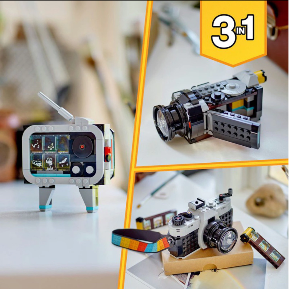 !!全新好盒現貨!! LEGO 31147 復古相機 三合一creator系列 新年送禮-細節圖4