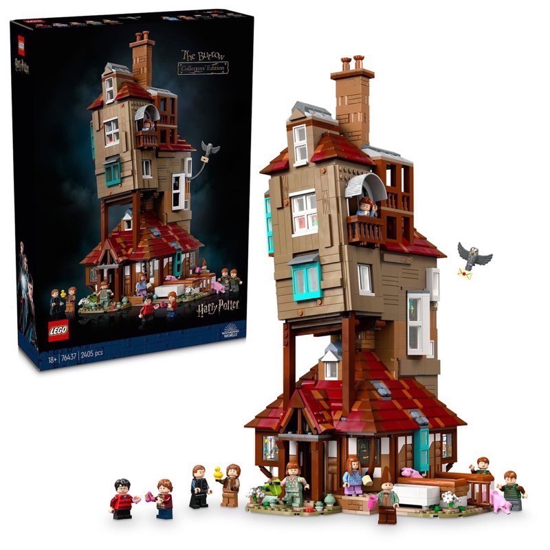 現貨!! LEGO 76437 The Burrow 榮恩衛斯理的家 洞穴屋 哈利波特系列-細節圖3