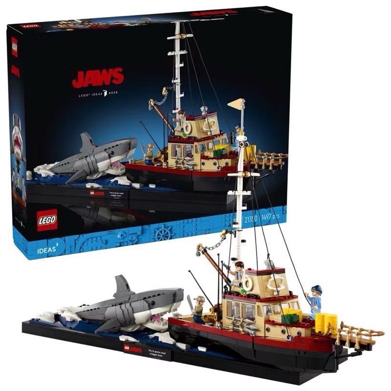 《好好·玩積木》LEGO 21350 大白鯊 ideas系列-細節圖3