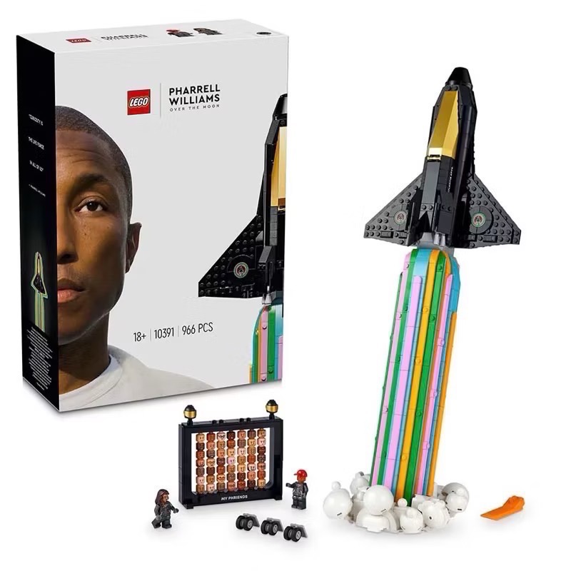 《好好。玩積木》LEGO 10391 與菲瑞·威廉斯飛越月球 菲董聯名 icons系列-細節圖3