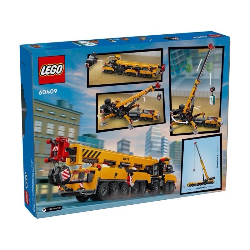 《好好·玩積木》LEGO 60409 移動式工程起重機 City系列-細節圖2