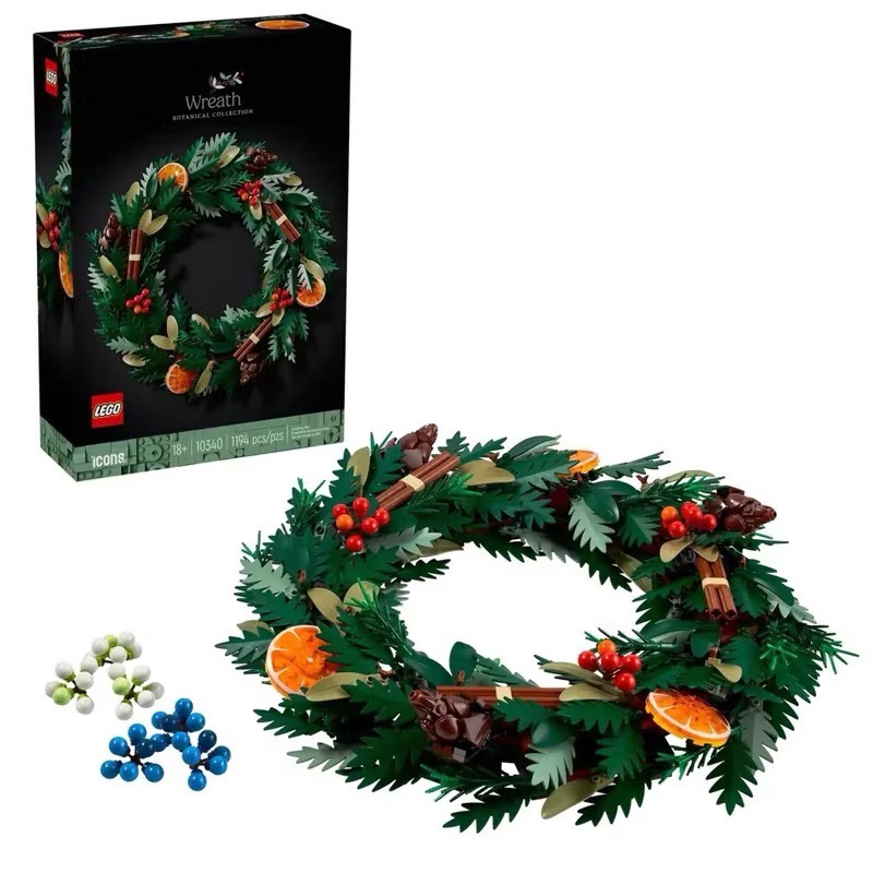🐾好好玩積木🐾LEGO 10340 聖誕花圈Wreath Icons系列-細節圖2