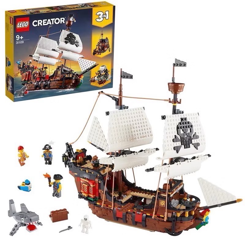 🐾好好。玩積木🐾LEGO 31109 海盜船 三合一 Creator系列-細節圖2