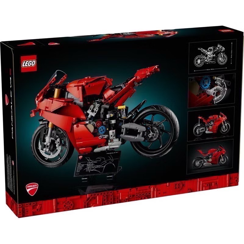 《好好·玩積木》LEGO 42202 杜卡迪Panigale V4 S 摩托車 Technic系列-細節圖2