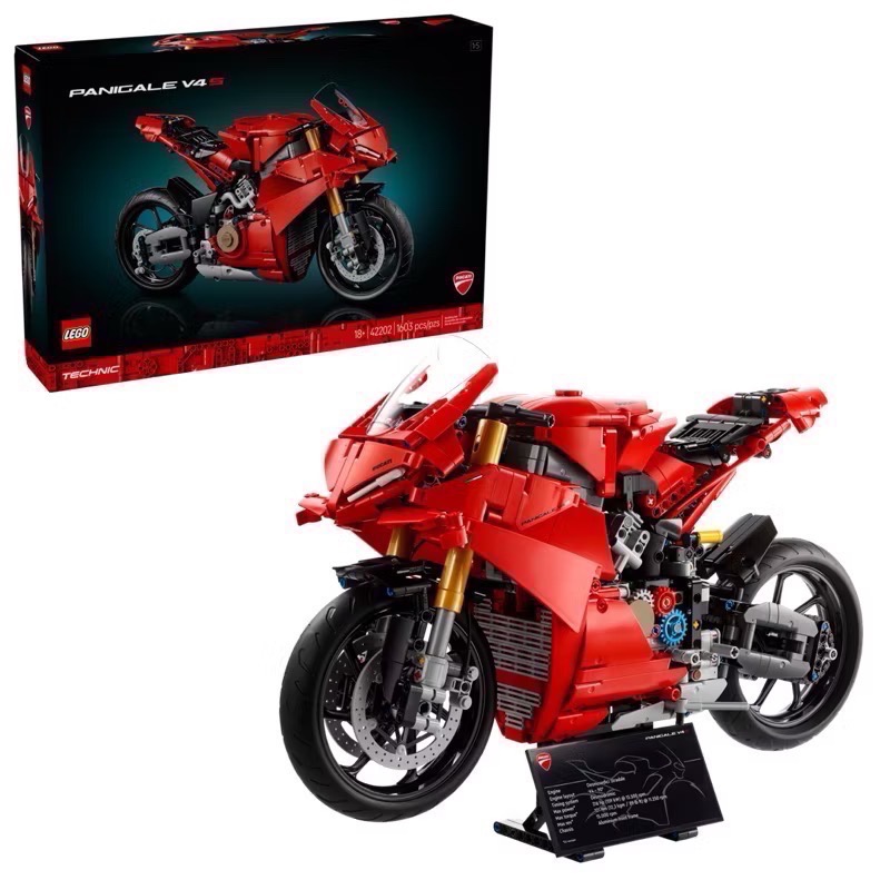 《好好·玩積木》LEGO 42202 杜卡迪Panigale V4 S 摩托車 Technic系列-細節圖3