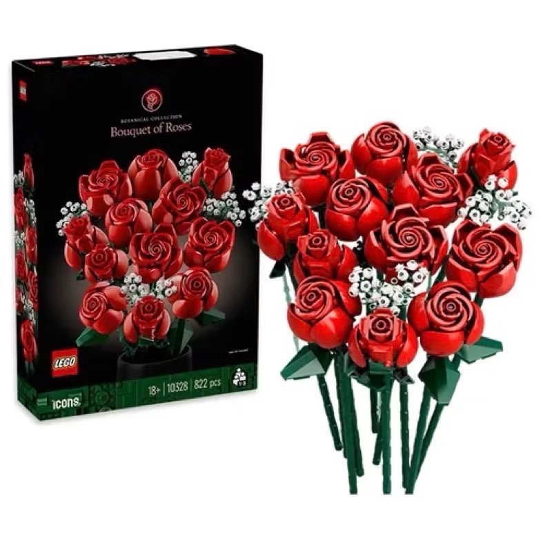 🐾好好·玩積木🐾LEGO 10328 玫瑰花束 居家擺飾禮物 Icons系列-細節圖2