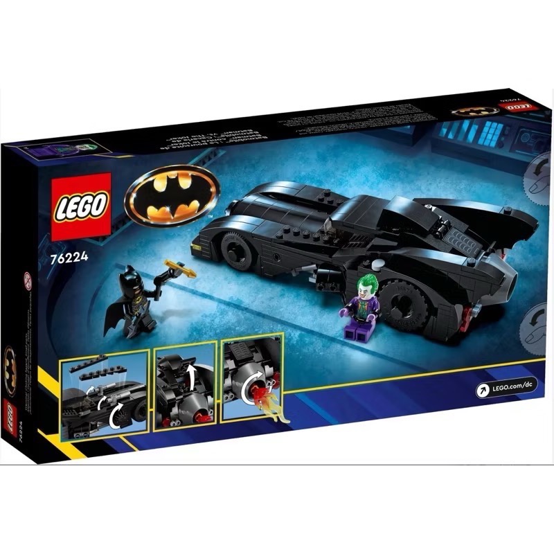 🐾好好·玩積木🐾 LEGO 76224 1989 蝙蝠車：蝙蝠俠與小丑對決 DC超級英雄 蝙蝠俠系列-細節圖2