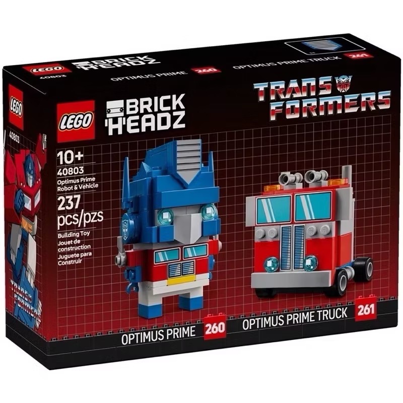 《好好。玩積木》LEGO 40803 柯博文機器人和車輛 40804 大黃蜂機器人和車輛 變形金剛-細節圖4