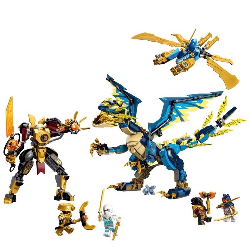 《好好·玩積木》現貨!! LEGO 71796 元素之龍對戰女皇機械人 旋風忍者 Ninjago系列-細節圖3