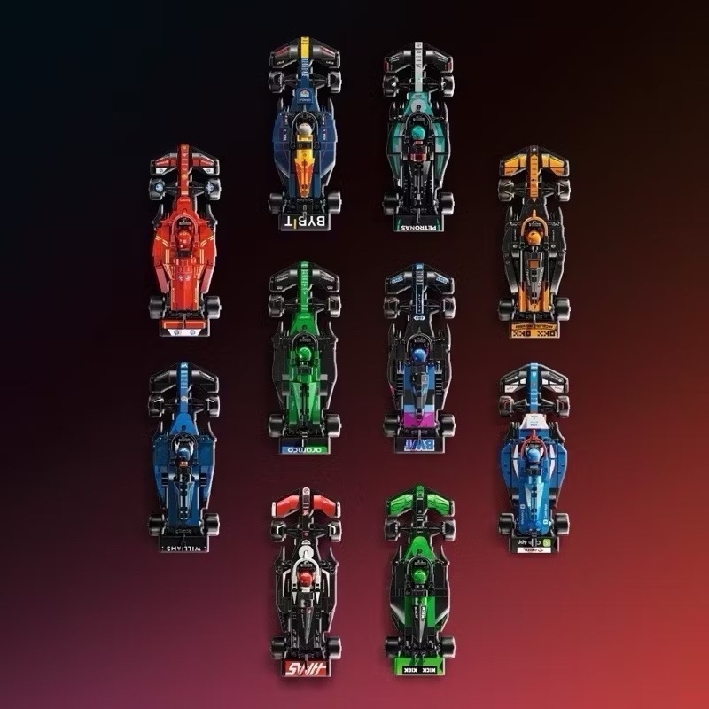 《好好。玩積木》現貨!! LEGO 77242-77251 一套十台 F1 車隊 極速賽車Speed系列-細節圖4