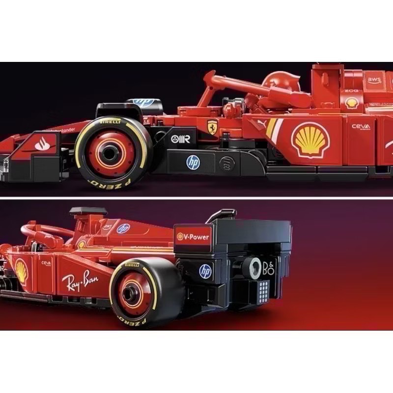 《好好·玩積木》LEGO 77242 法拉利車隊 Ferrari SF-24 F1 Race Car speed系列-細節圖3