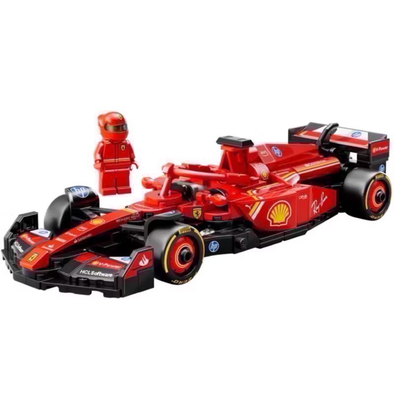 《好好·玩積木》LEGO 77242 法拉利車隊 Ferrari SF-24 F1 Race Car speed系列-細節圖4