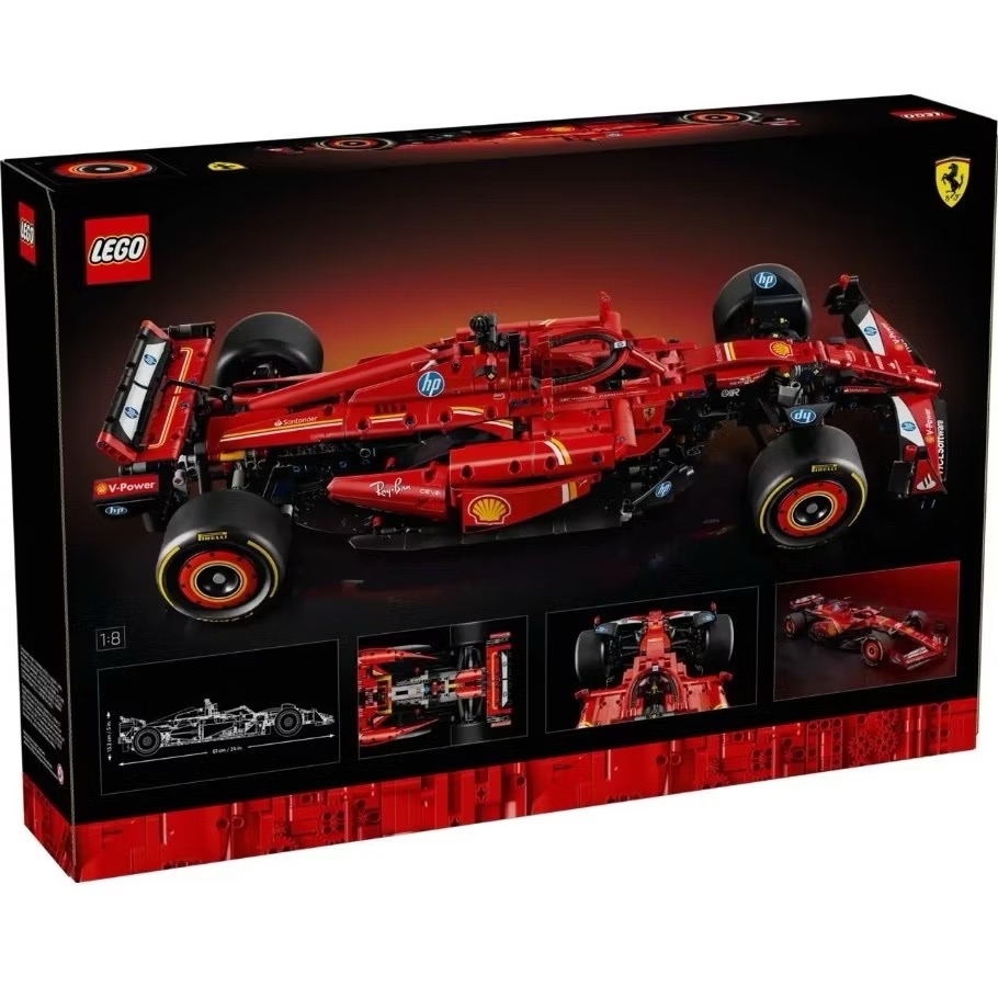 《好好。玩積木》LEGO 42207 法拉利 Ferrari SF-24 F1 Car 樂高® 科技-細節圖2
