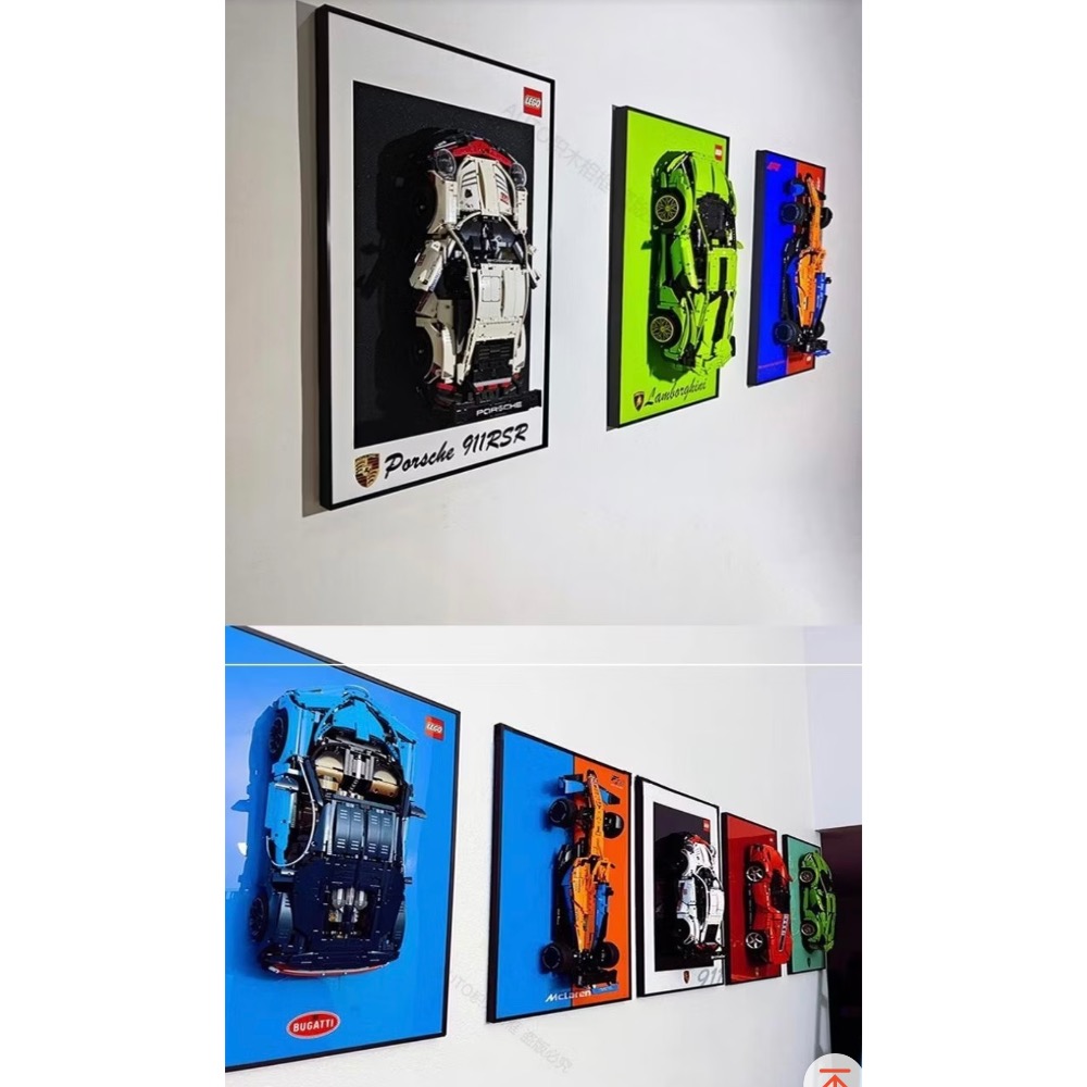 樂高 F1 42141 McLaren Race Car 上牆相框 展示框-細節圖3