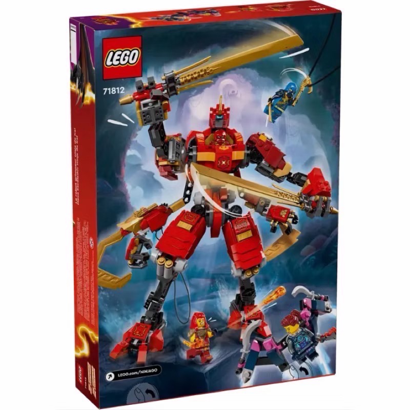 🐾好好。玩積木🐾 LEGO 71812 赤地的忍者攀爬機械人 旋風忍者 Ninjago系列-細節圖3