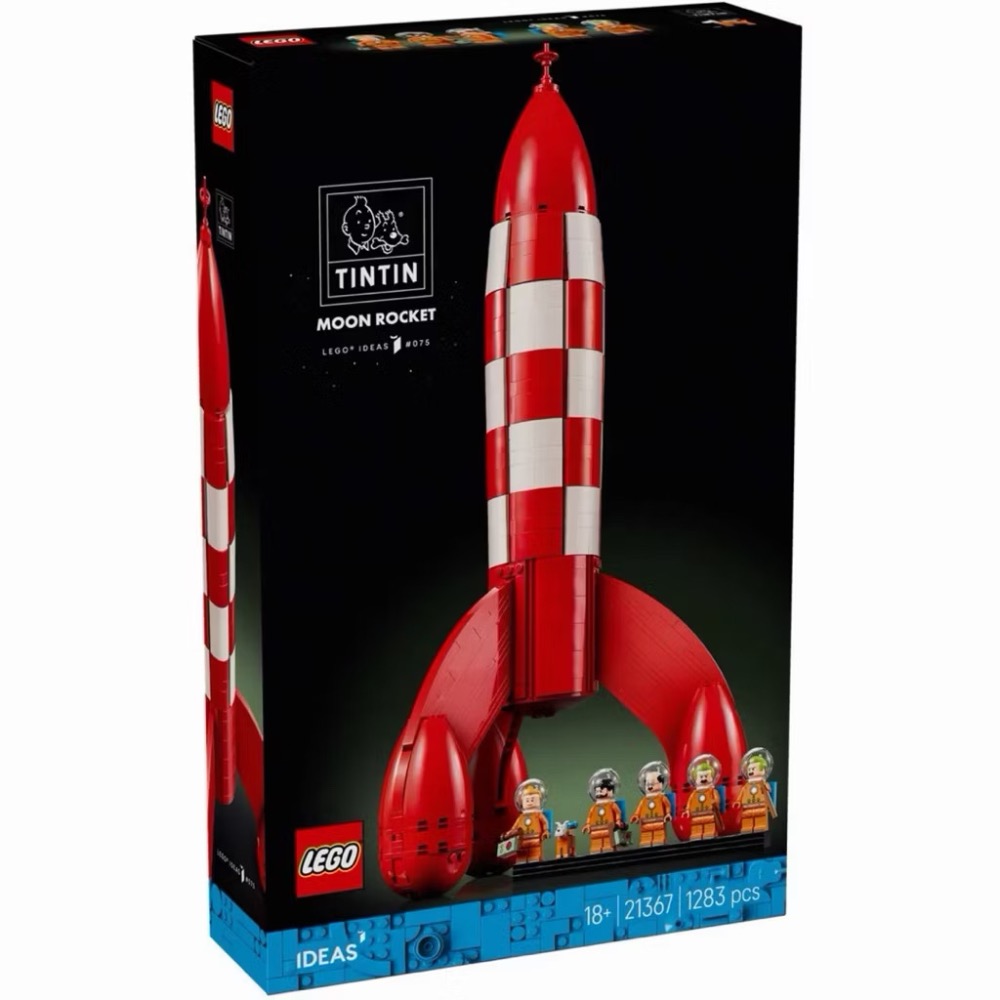🐾好好。玩積木🐾 現貨!! LEGO 21367 Tintin 登月火箭 丁丁歷險記 樂高 IDEAS系列-細節圖2