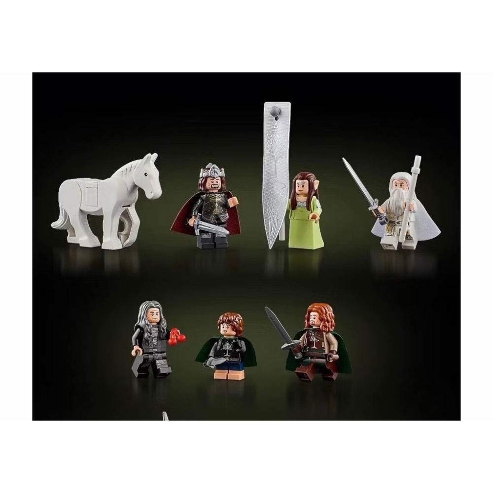 🐾好好。玩積木🐾 現貨!!LEGO 11377魔戒白城  六人組+影疾如圖所示 不含士兵 icons系列-細節圖3