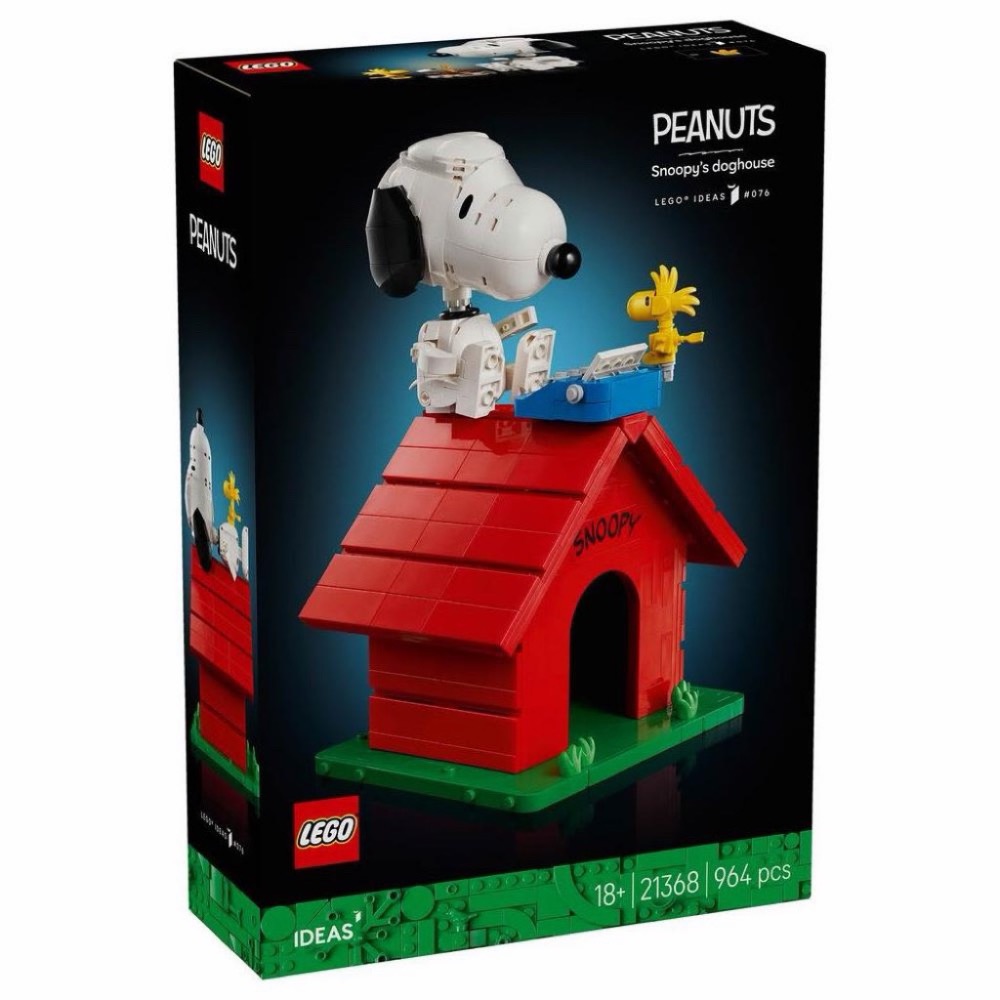 🐾好好。玩積木🐾現貨!! LEGO 21368 花生漫畫：史努比的狗屋 樂高 IDEAS系列-細節圖2