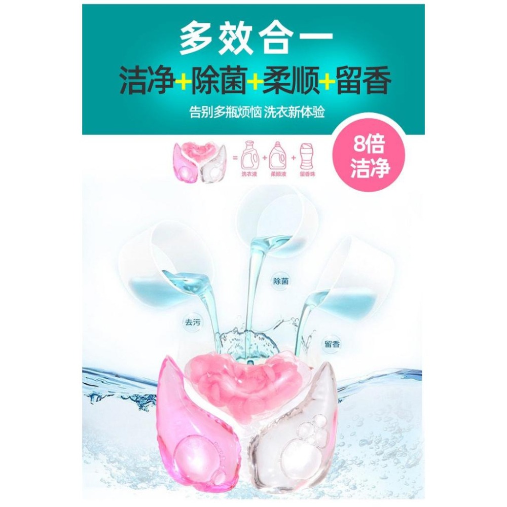 🔥8倍濃縮 🔥  三合一 三腔洗衣球 洗衣凝珠 日本洗衣球 洗衣膠囊洗衣球 留香珠 洗衣珠 3d洗衣球-細節圖7