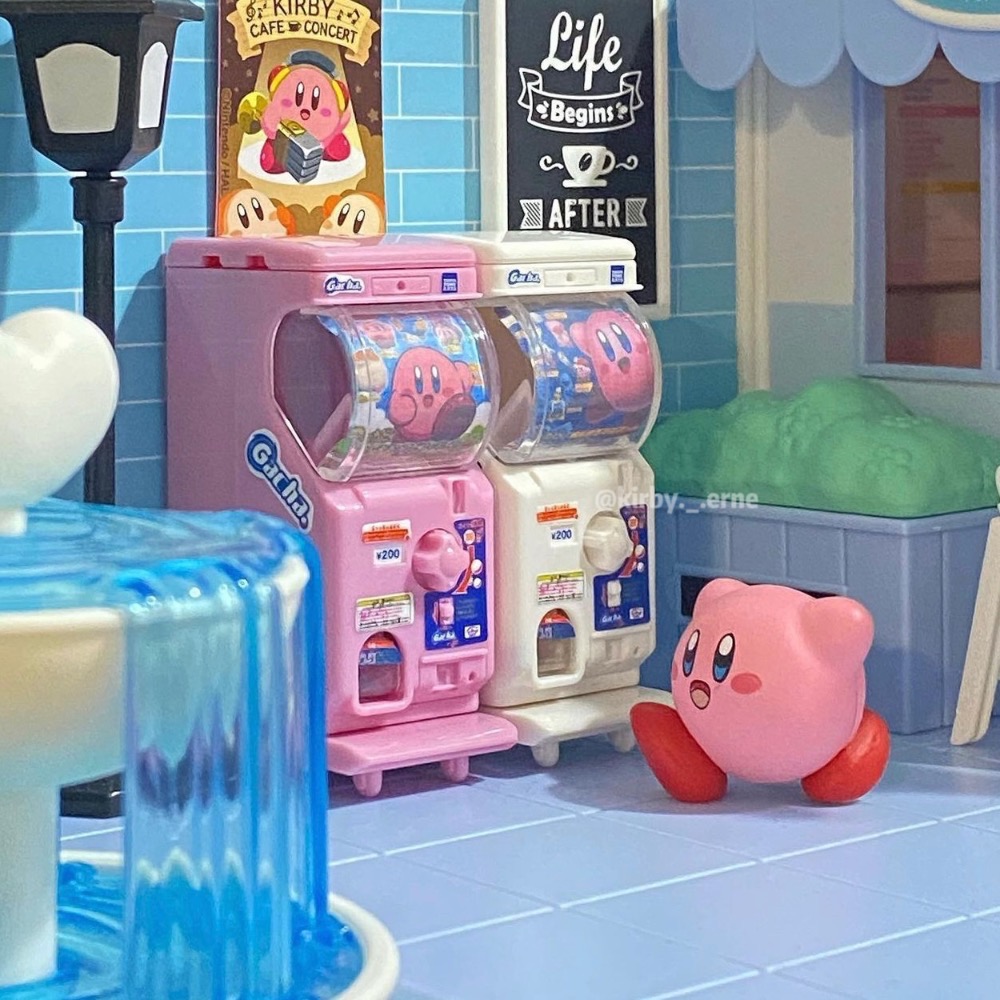 現貨(=̴̶̷̤̄ ₃ =̴̶̷̤̄)♡星之卡比 微縮 迷你扭蛋機-細節圖2