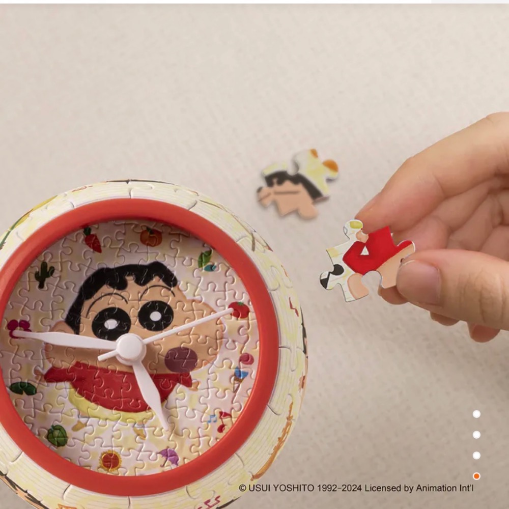 《代購》Pintoo 桌上時鐘145片 - 蠟筆小新系列 - 蠟筆小新-細節圖4