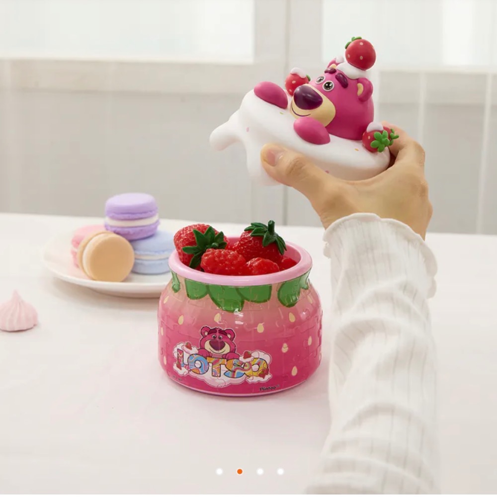 《代購》Pintoo 收納罐64片 - 玩具總動員系列 - 草莓糖霜-細節圖2