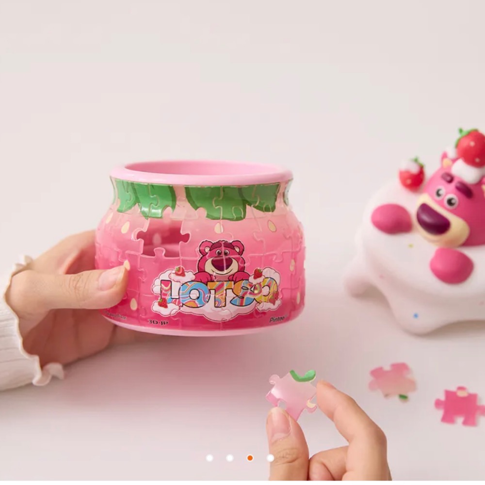 《代購》Pintoo 收納罐64片 - 玩具總動員系列 - 草莓糖霜-細節圖3