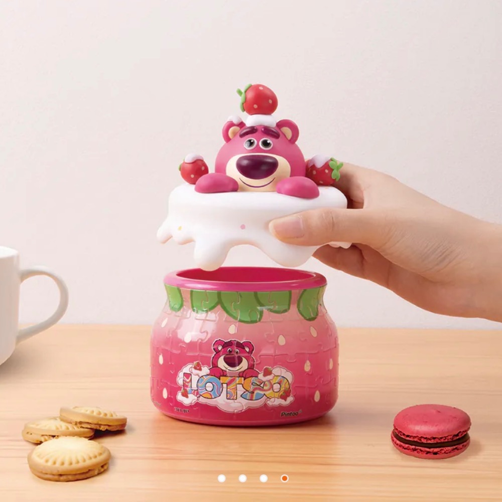 《代購》Pintoo 收納罐64片 - 玩具總動員系列 - 草莓糖霜-細節圖4