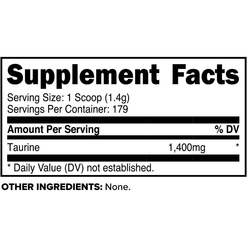 Primaforce pure taurine powder 牛磺酸 250g-細節圖2