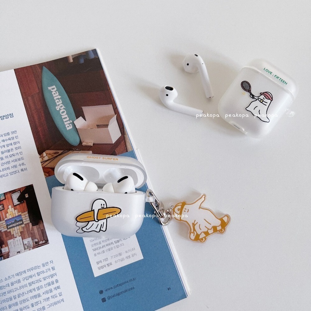 [韓國文創-現貨] PD02 👻 Percentage P/d 幽靈耳機保護套 airpods 耳機保護套 聖誕節-細節圖3