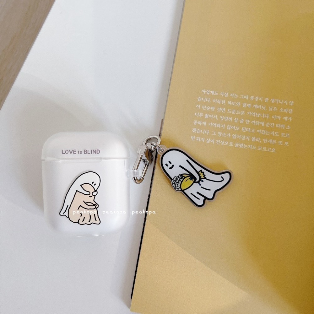 [韓國文創-現貨] PD02 👻 Percentage P/d 幽靈耳機保護套 airpods 耳機保護套 聖誕節-細節圖6