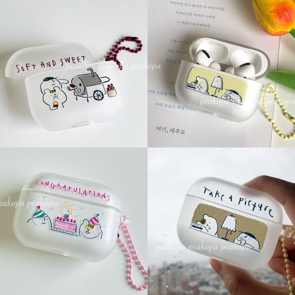 [韓國文創-現貨] 🧢 d.with DW01 帽子男孩 Airpods耳機保護套-細節圖4