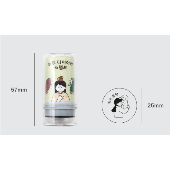 [韓國文創-現貨] ❤️ XI04  iconic 印章 日記印章 手帳章 手帳印章-細節圖5