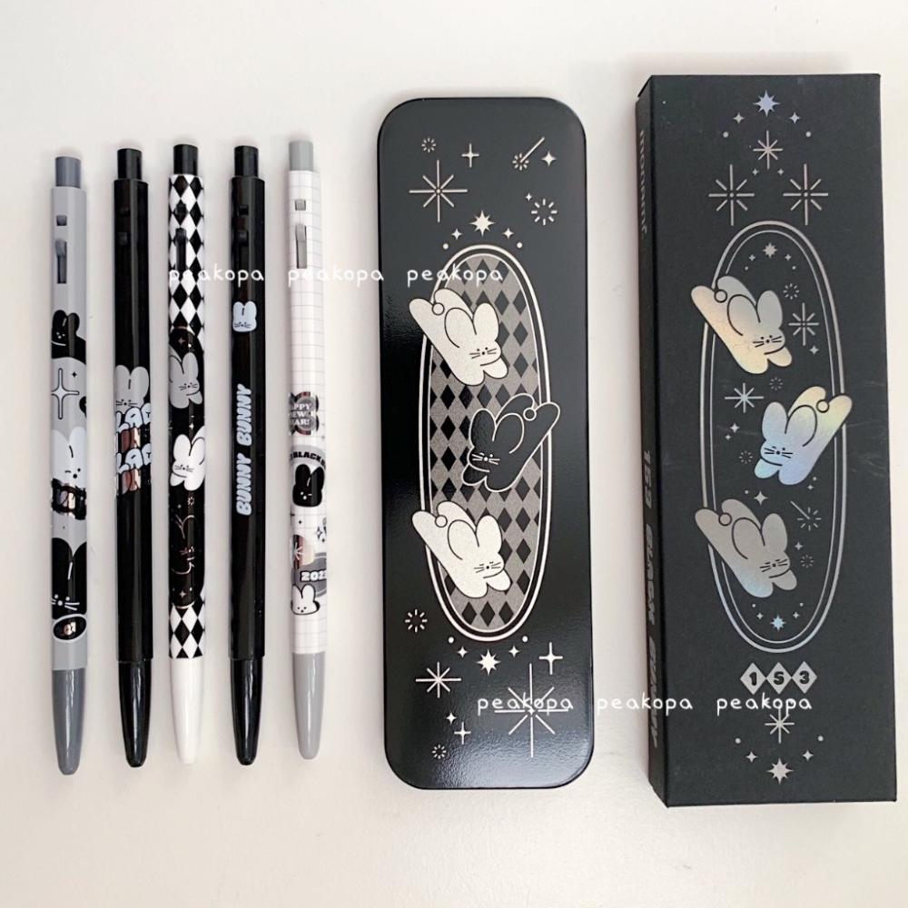 [韓國文創-現貨] 📝 MO03 monami 0.5mm鐵盒組 鉛筆盒 原子筆 monami153筆-細節圖7