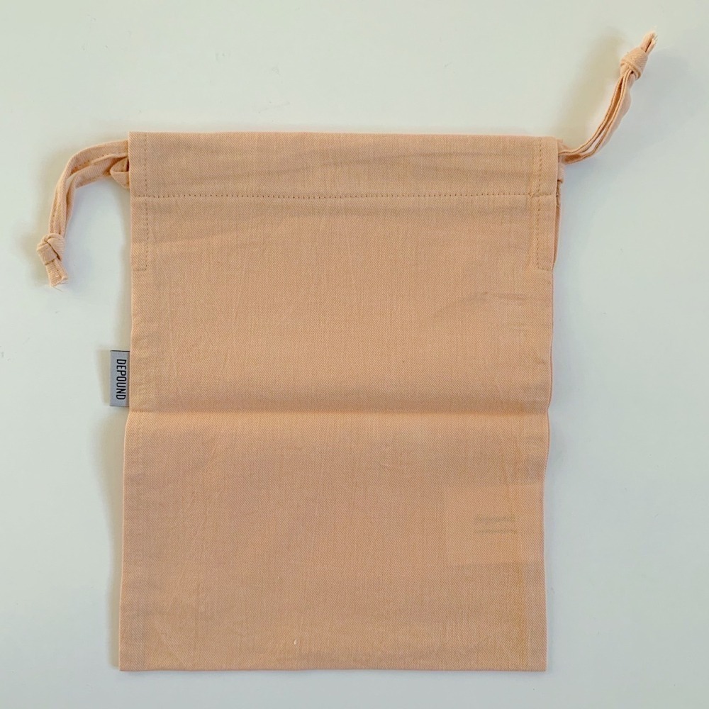 [韓國文創-現貨] 🧡🍑 Depound 束口收納袋-細節圖7