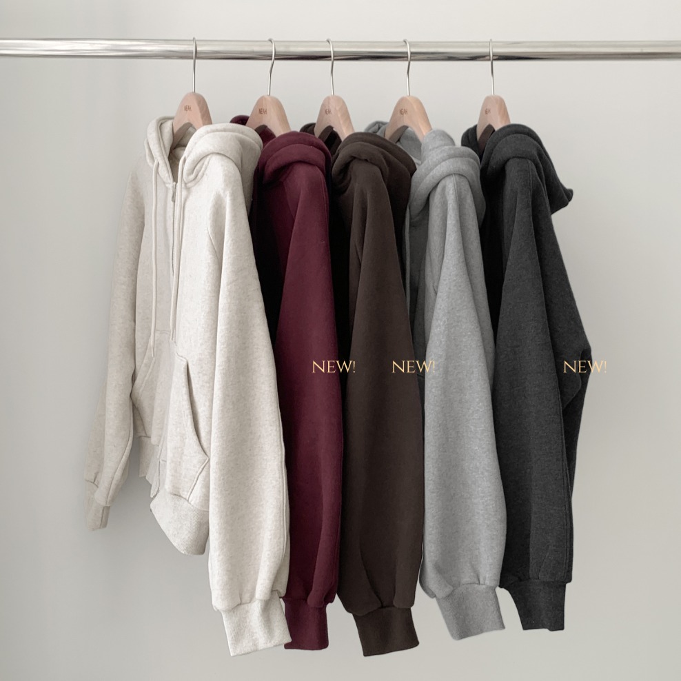 🇰🇷［韓妞穿搭-現貨］A036 98度C 98製作 內刷毛連帽外套 98doci-細節圖2