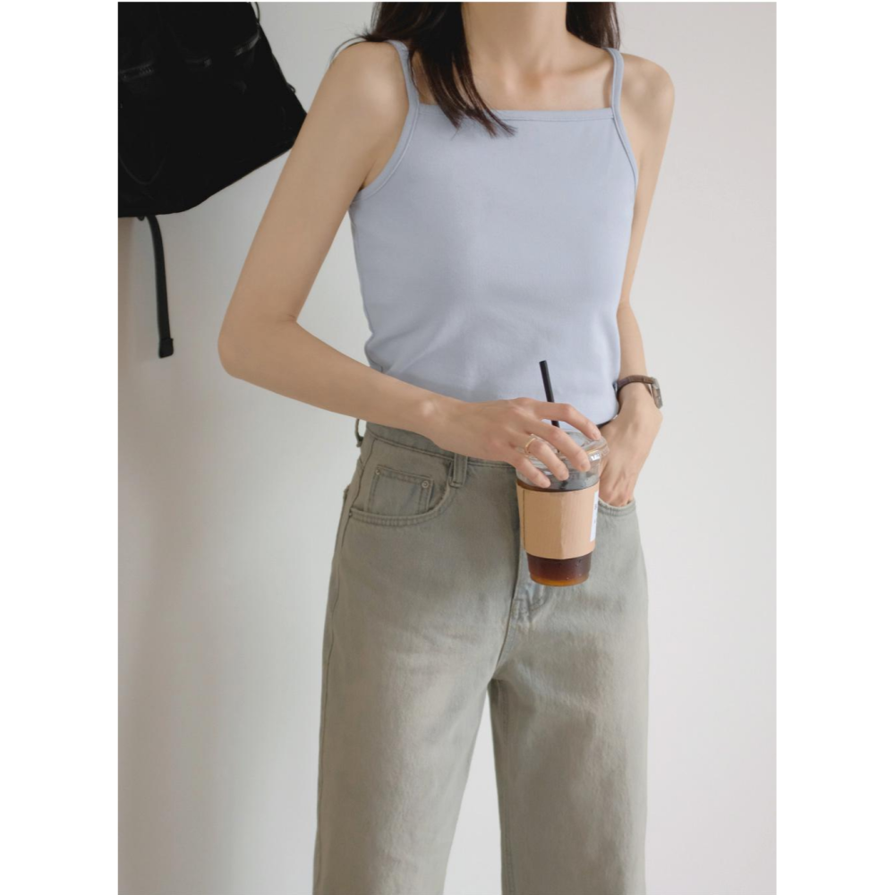 🇰🇷［韓妞穿搭☀️現貨］A045 夏日小背心 98度C 98doci 小背心 內搭背心 無袖 上衣-細節圖4