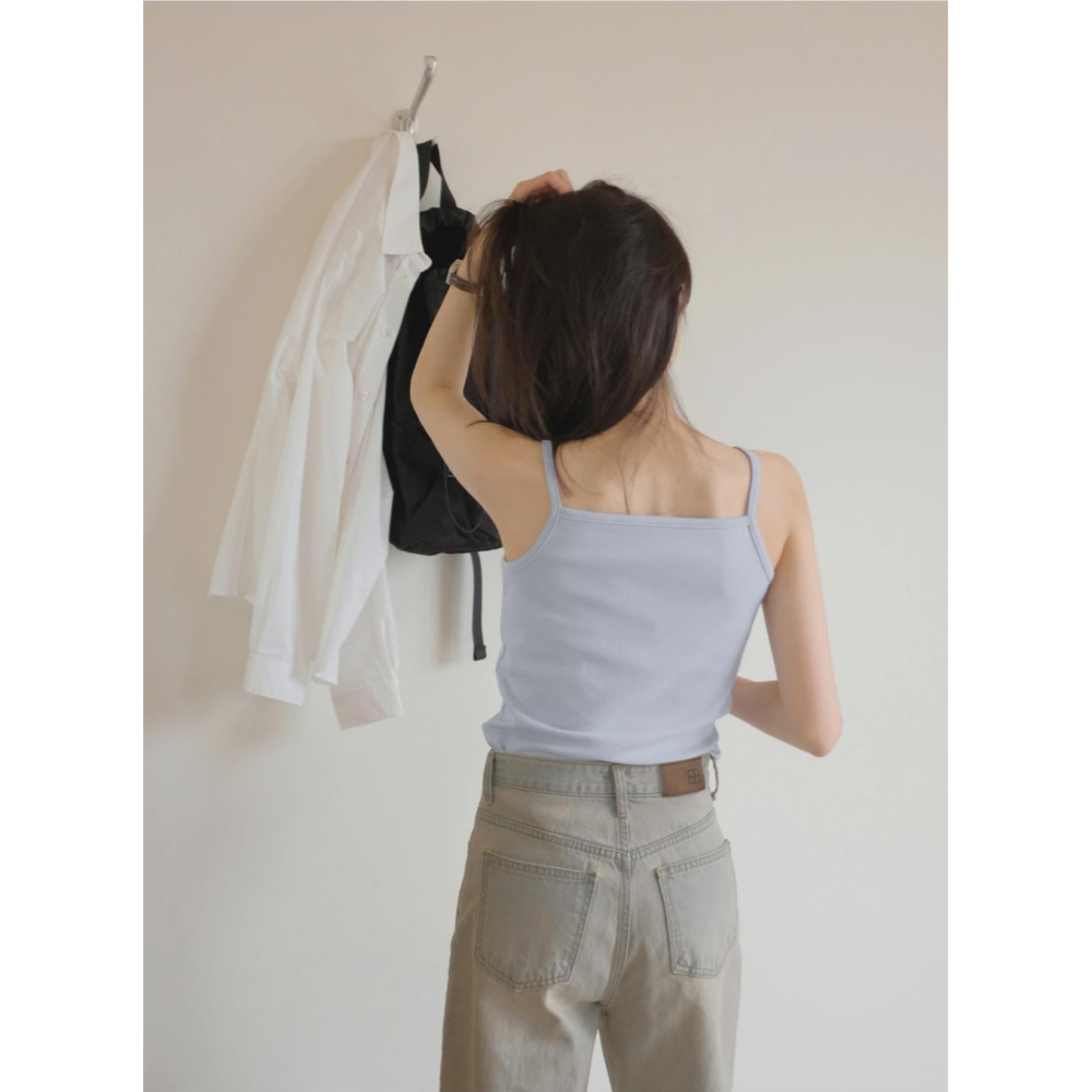 🇰🇷［韓妞穿搭☀️現貨］A045 夏日小背心 98度C 98doci 小背心 內搭背心 無袖 上衣-細節圖6