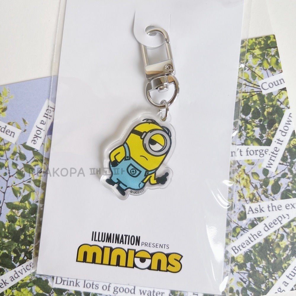 ［現貨］🍌 MN02 韓國 小小兵鑰匙圈 吊飾-規格圖4