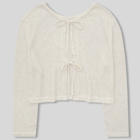 🇰🇷［韓妞穿搭-現貨］A024  98度C 98製作 透膚雙綁帶兩穿亞麻罩衫 蝴蝶結 上衣 罩衫 98doci-規格圖9