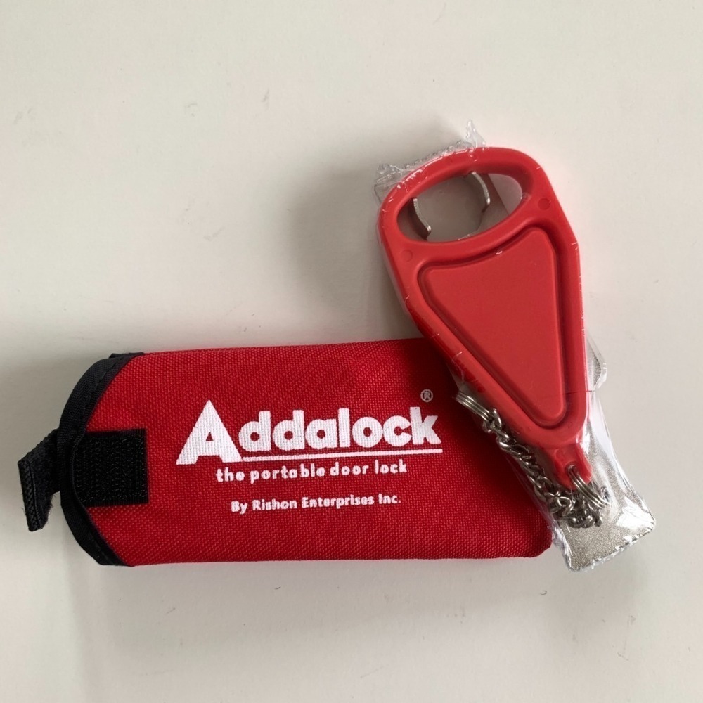 ［美國選物-現貨］🔒 addalock防盜門擋鎖 安全門扣 飯店安全鎖 門內鎖 獨旅必備 旅遊必備 旅遊鎖 租屋必備-細節圖3