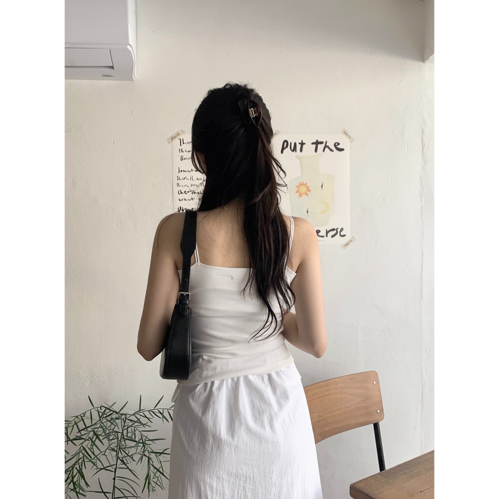 🇰🇷［韓妞穿搭-現貨］A047 98度C Bar細肩帶背心 98doci 背心 細肩 上衣 bar top-細節圖7