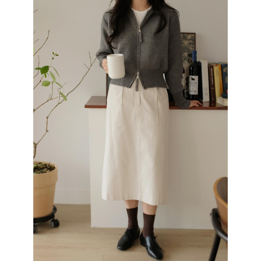 🇰🇷［韓妞穿搭-現貨］ A039 短版連帽外套 98doci 氣質 秋冬穿搭 秋季 外套 連帽外套 短版外套-細節圖2