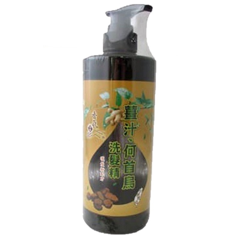 【南投民間鄉農委聯合出品、現貨】何首烏洗髮精 何首烏洗髮乳 何首烏洗髮 薑汁洗髮精 益成 薑汁何首烏洗髮乳 750ml-細節圖2