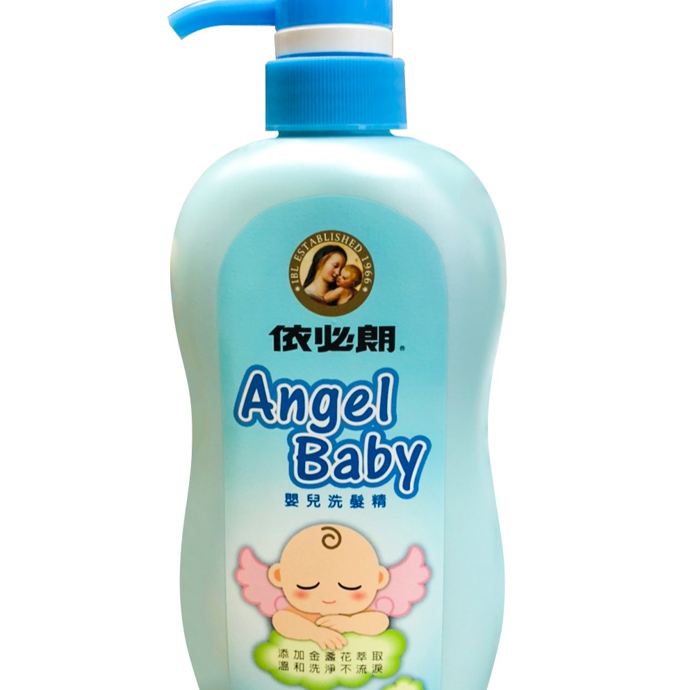 【台灣製造、現貨】嬰兒洗髮精 嬰兒洗髮乳 嬰兒洗髮 依必朗 Angel Baby 嬰兒洗髮精 600ml-細節圖2