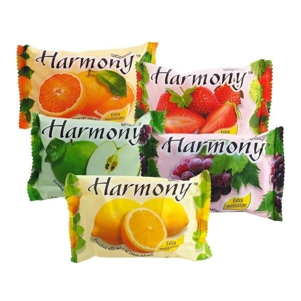 【現貨】香皂 肥皂 水果香皂 水果皂 Harmony 水果香皂75g 柳橙 黃檸檬 葡萄 草莓 綠檸檬 蘋果-細節圖2